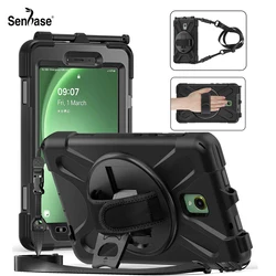 Shockproof Kids Safe PC Silicon Stand Tablet Cover For Samsung Galaxy Tab Active 3 2020 T570 T575 T577 Case With Shoulder Strap