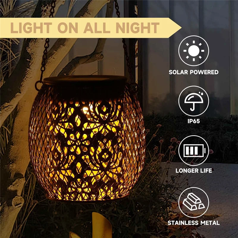 

A07F-Solar Garden Light Solar Lamp Lantern Art Outdoor Decorative Solar LED Light For Courtyard Landscape Garden