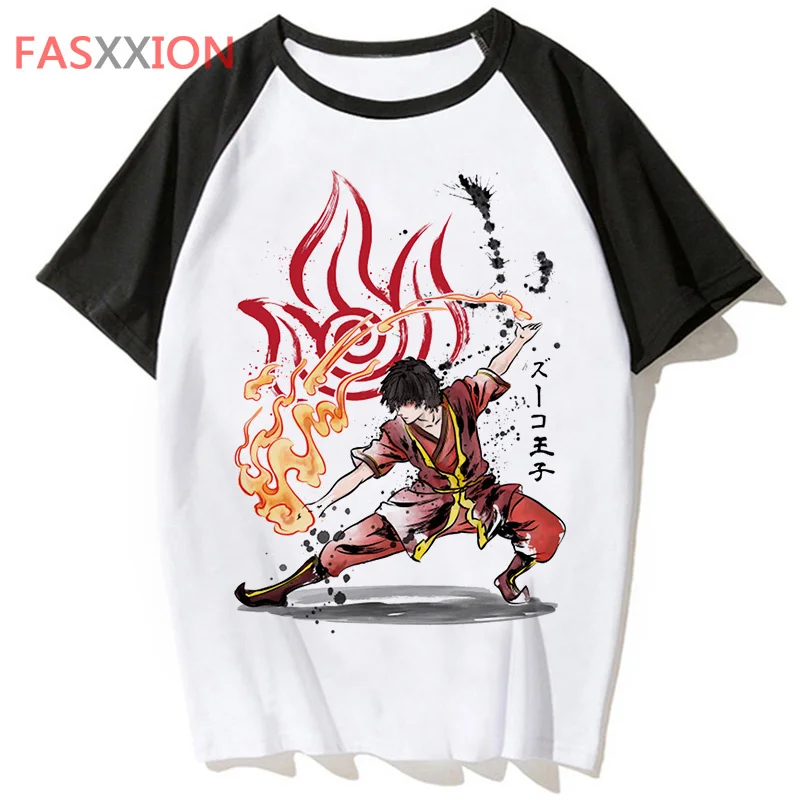 avatar la leyenda de aang t shirt harajuku hip tshirt clothing top t-shirt streetwear men hop for tee male funny