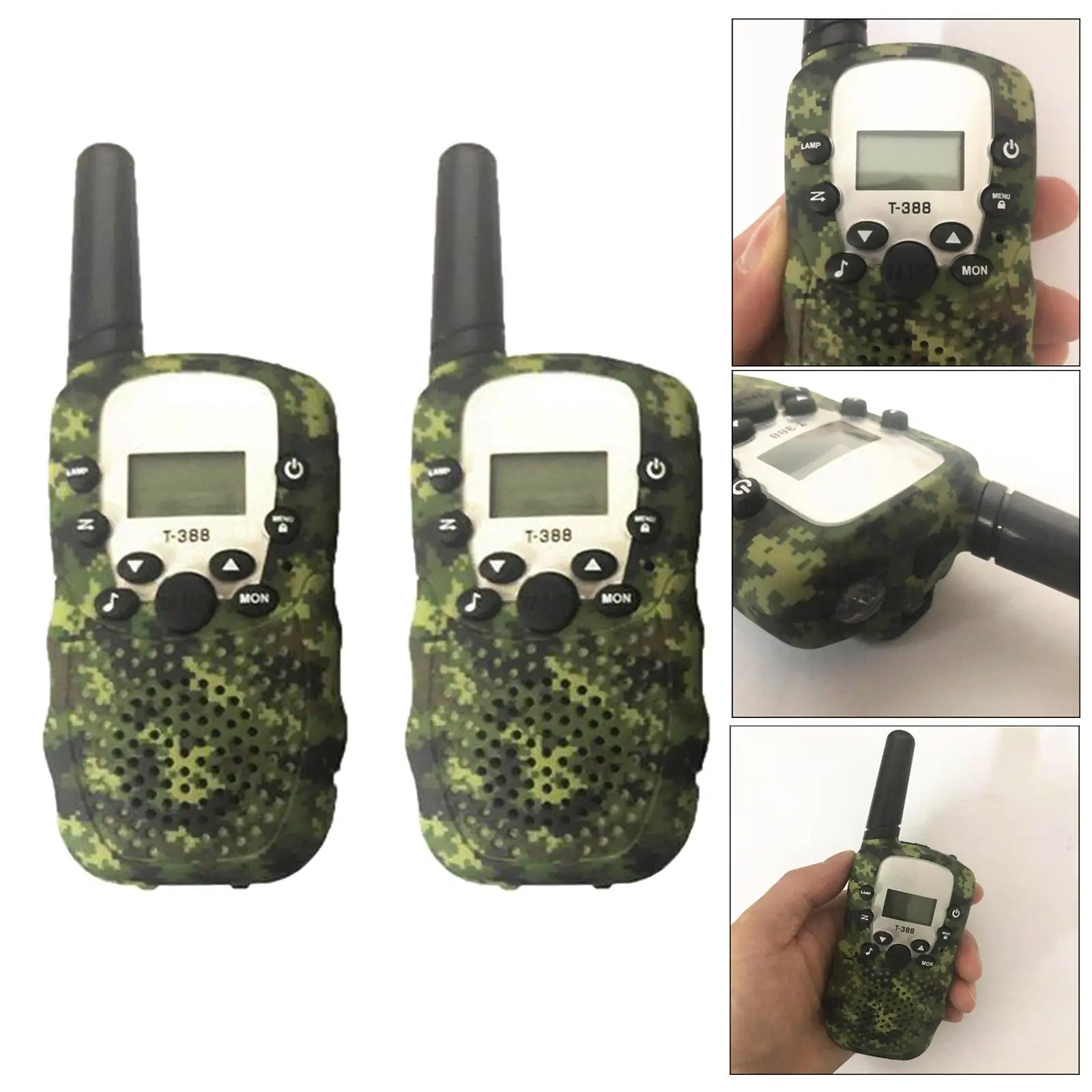 Kids Walkie Talkies T388 22 Channels 2Way Radio Interphone with