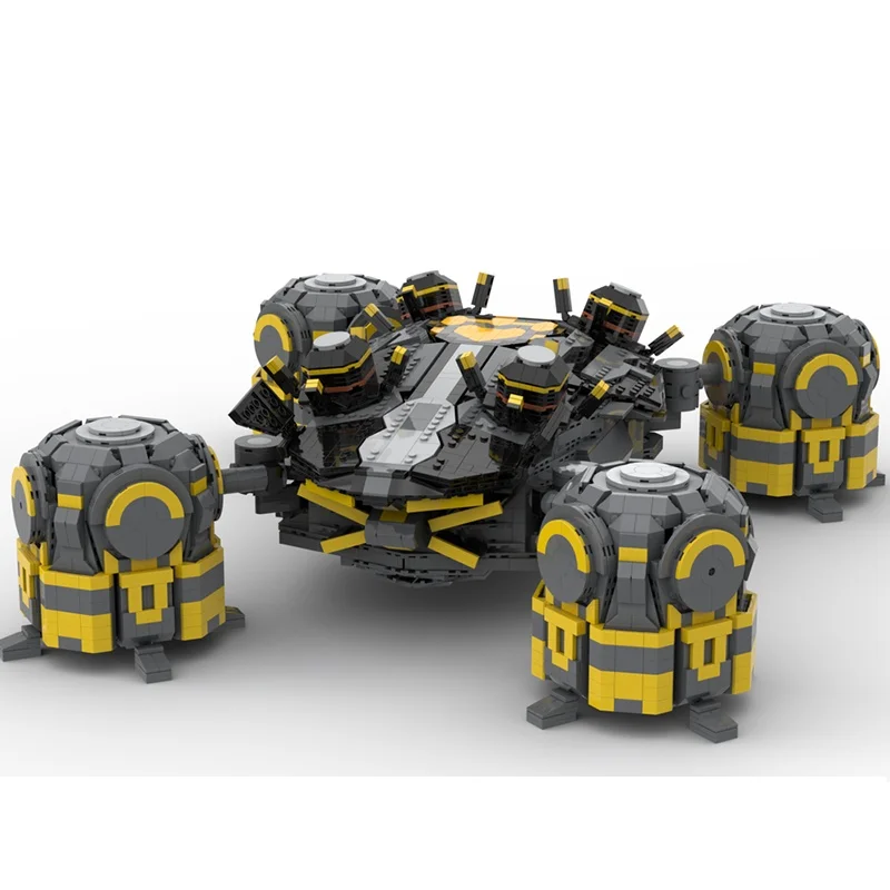 5498 قطعة MOC The Tetrapod Gamesed نموذج اللبنات لعبة الهندسة المعمارية تجميع لتقوم بها بنفسك فكرة إبداعية التعليم هدية الكريسماس للأطفال #2