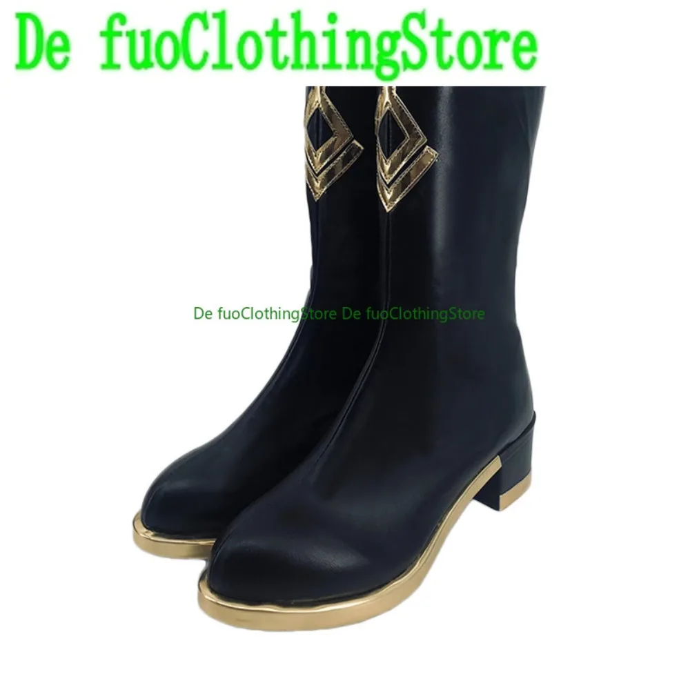 

DefuoClothing Arknights Mostima изысканная кожа обувь для косплея аниме игры костюмы на Хэллоуин реквизит для вечеринки обувь