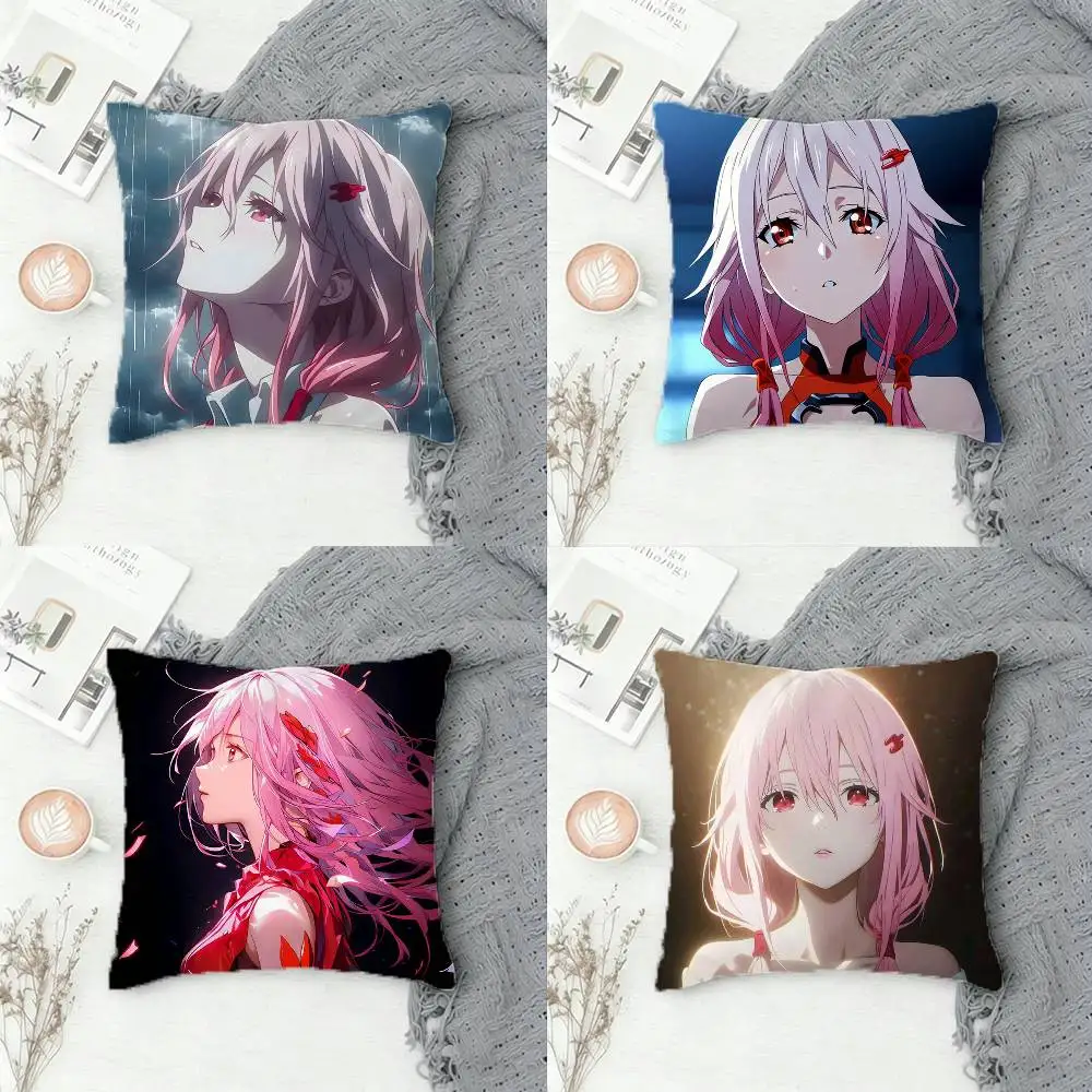 

G-Guilty Crown Double-sided Printed Square Decorative Cushion Cover for Sofa Living Room Home Decor