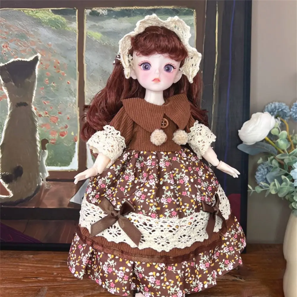 BJD Butter Outfit Set pour fille, robe de princesse, multi-articulations, mobile, accessoires de cosplay, vêtements de beurre, cadeau d'anniversaire, 30cm