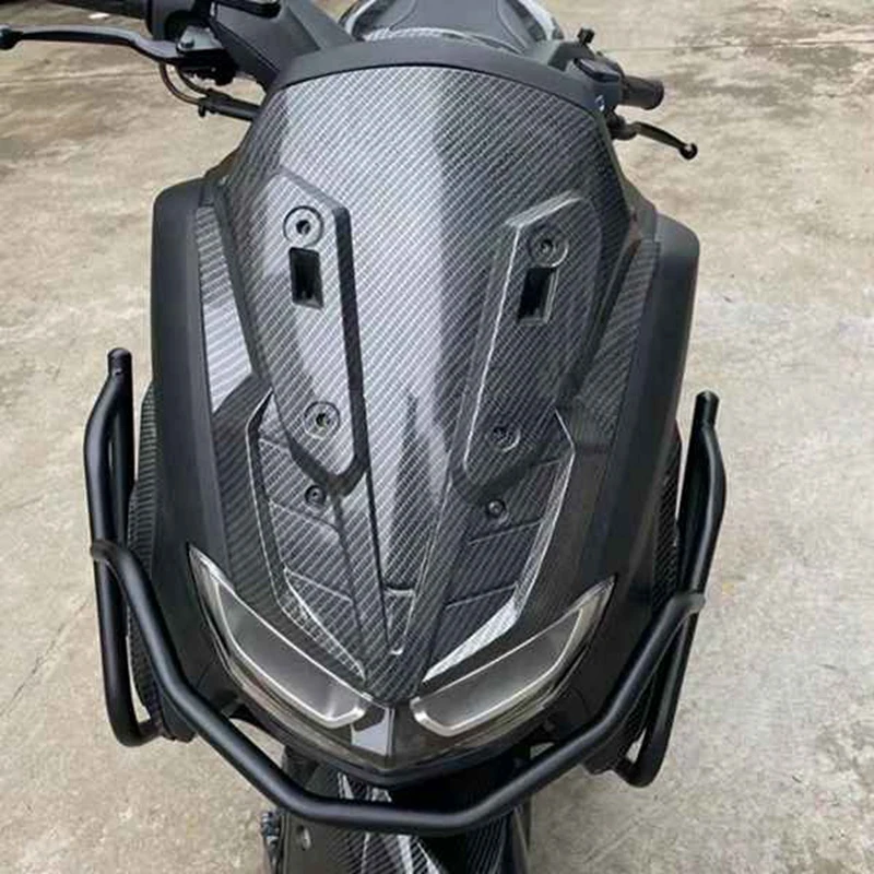 Motorcycle Windshield Guard Cover for Yamaha NMAX155 NMAX 155 2020 2021 Front Mask Head Upper Center Cover Accessories