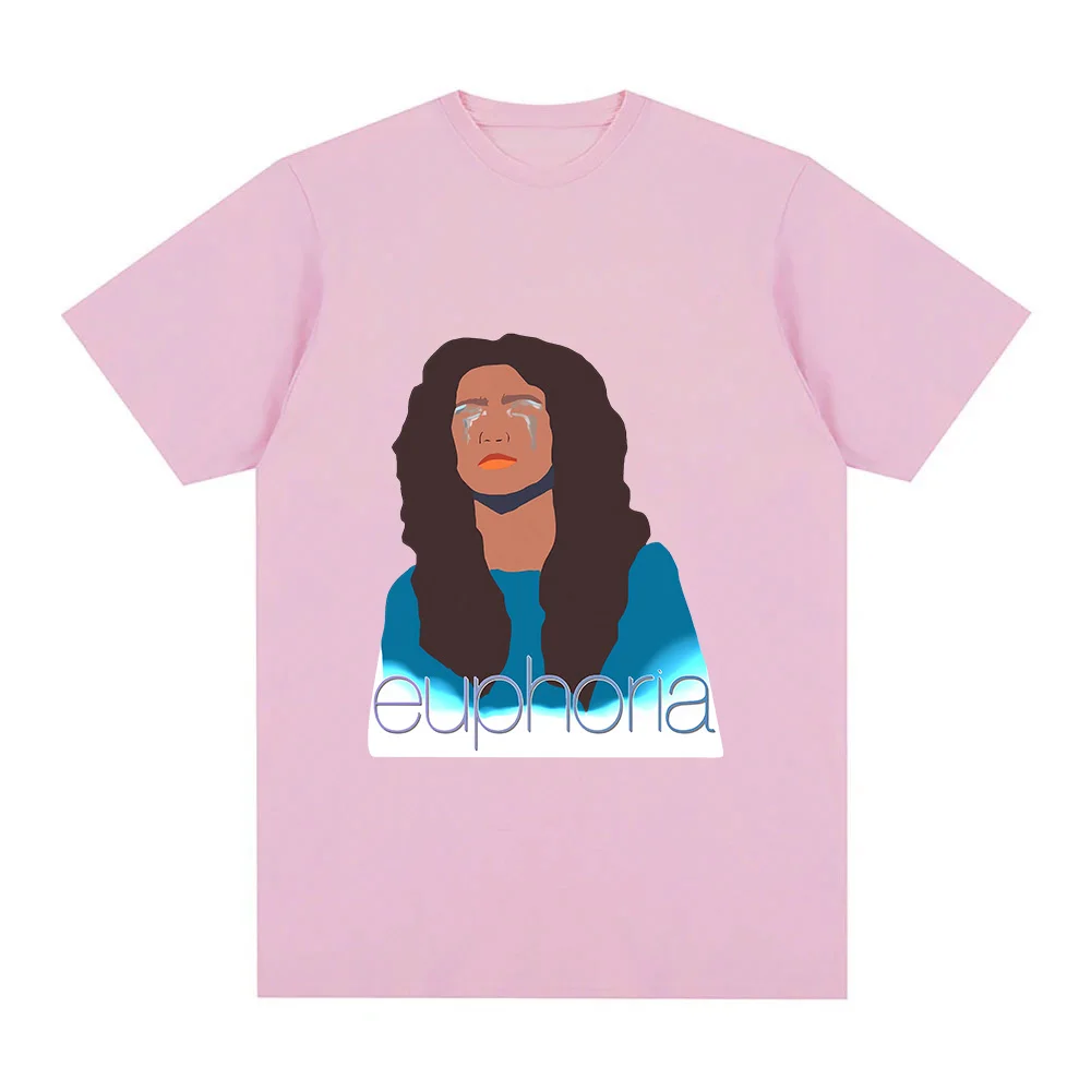 T-shirt Euphoria Season, vêtements décontractés pour femmes, t-shirts à col rond pour femmes/hommes, t-shirts d'été en coton, t-shirts unisexes à imprimé de dessin animé