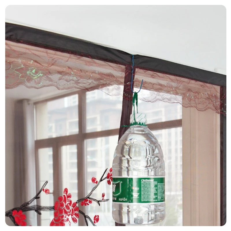 Magnetic Screen Door Anti-Mosquito Mosquito Net Bug Hands Free Partition Automatic Closing Door Curtains Bedroom Ventilation