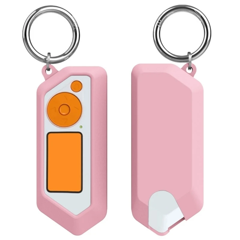Flexible Shell for Device Silicone Case Protective Cover Scratchproof Protector with Keychain Full Coverage Case