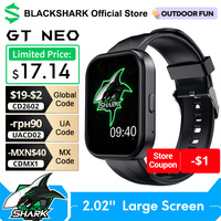 Global Version Black Shark GT Neo Smart Watch 2.02'' Large Display spO2 Monitor IP68 Waterproof Smartwatch 100+ Sport Mode