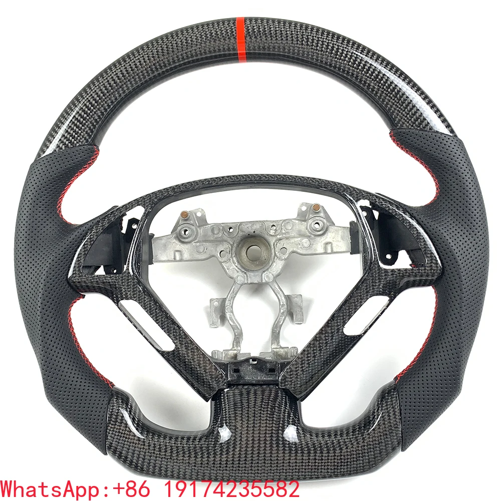 

for In-fi-iti G37 Customized Carbon Fiber Steering Wheel Racing Wheel Convertible ODM OEM Acceptable