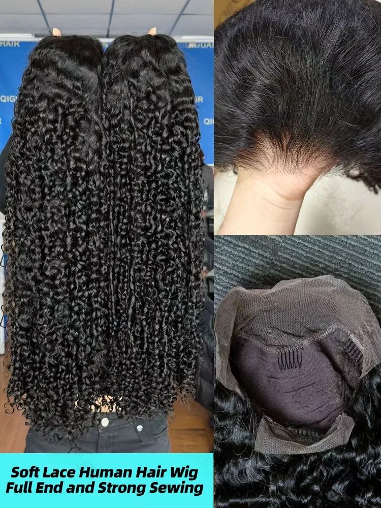 40 30 بوصة 13x4 13x7 HD الدانتيل الباروكات الأمامية موجة عميقة باروكة من شعر طبيعي للنساء مجعد الخام البرازيلي الأسود الدانتيل شعر مستعار أمامي قطعها مسبقا #2