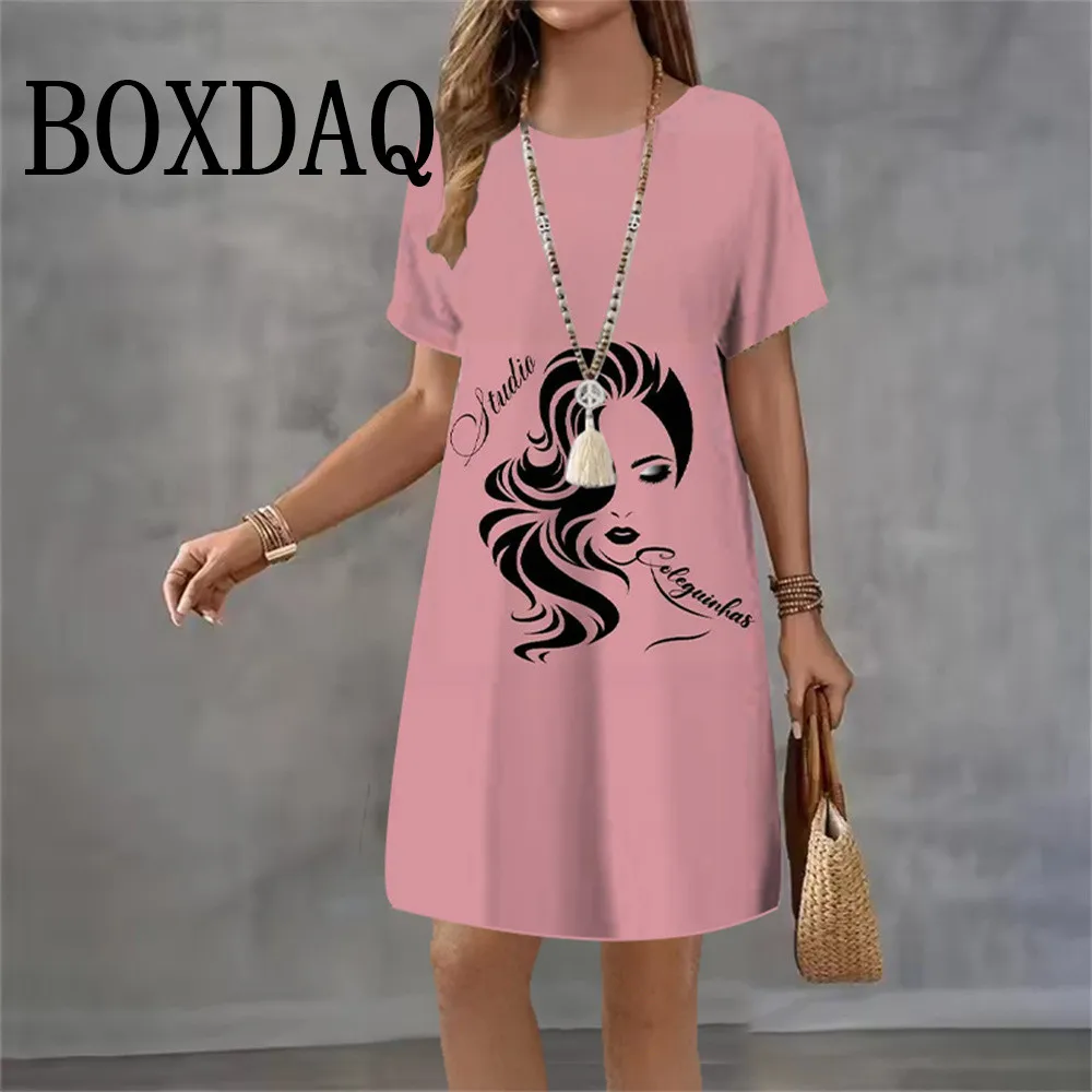 

Новое летнее женское платье с 3D абстрактным модным принтом в стиле Харадзюку, платье для женской одежды, повседневная уличная одежда с коротким рукавом