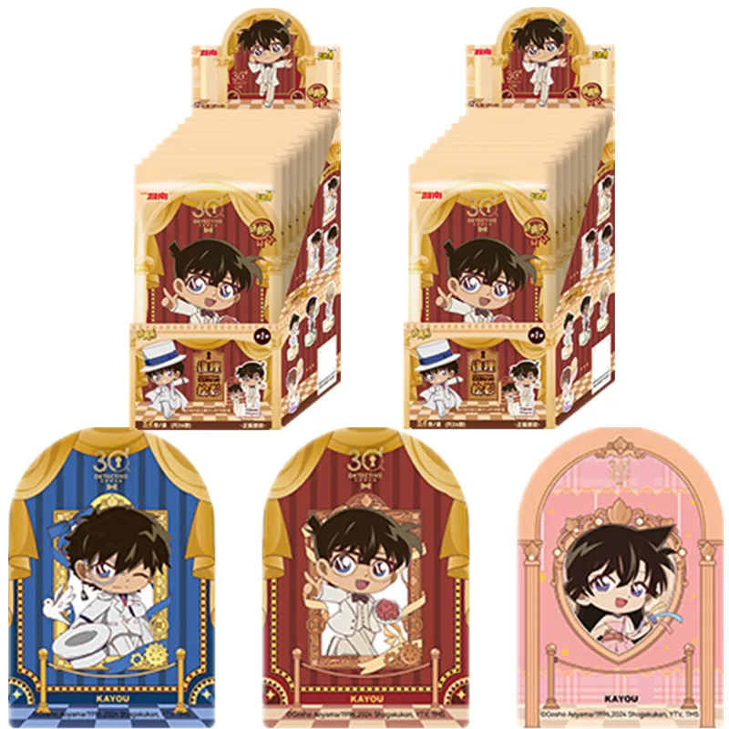 KAYOU-tarjeta de Detective Conan, Kudou Shinichi Mouri Ran, figura acrílica, modelo de soporte, placa, decoración de escritorio, periféricos de pie coleccionables