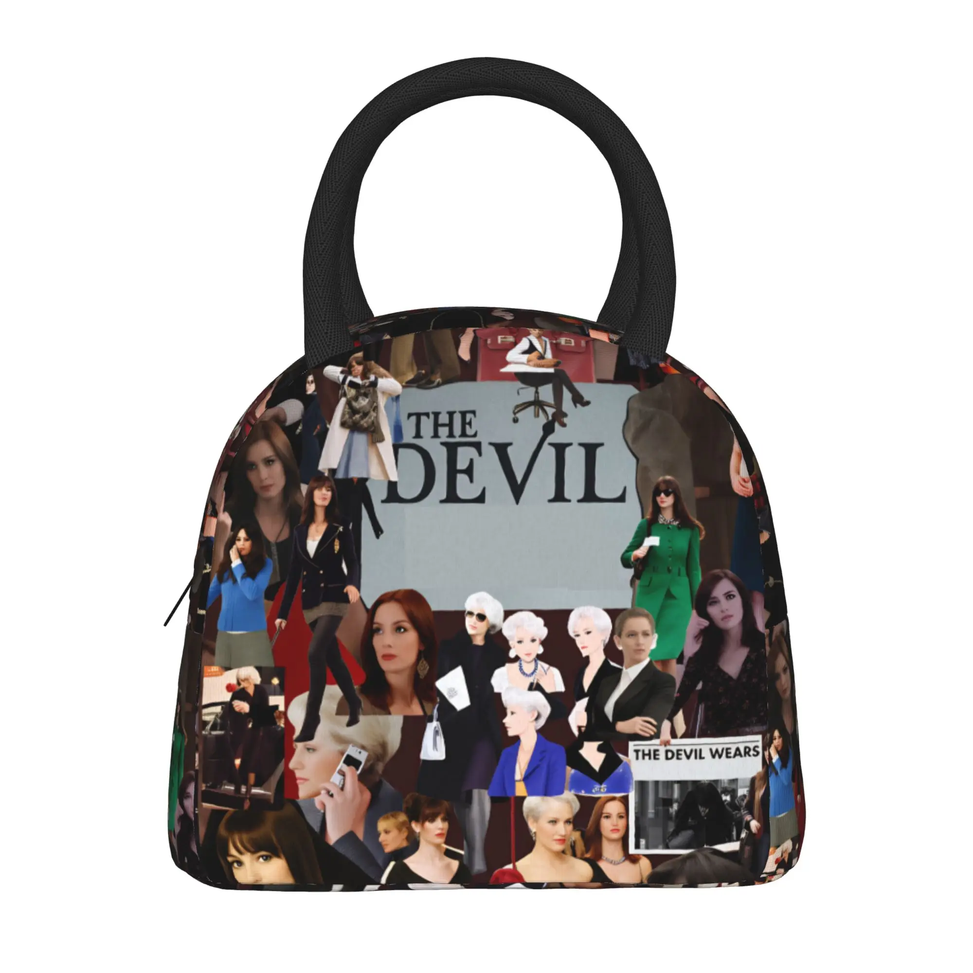 The Devil Wears Pradad Lunch Bag Film Casual Lunch Box For Adult Outdoor Insulated Cooler Bag Oxford Thermal Tote Handbags