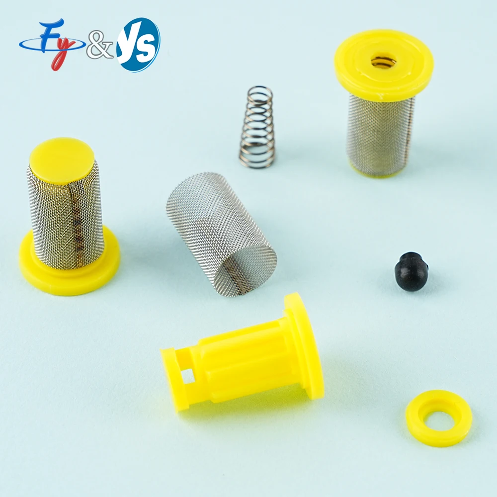 20PCS Agricultural Sprayer Nozzle Filter, 50/80/100/200 Mesh Stainless Steel Anti Drip Screen for Pesticide Dispenser
