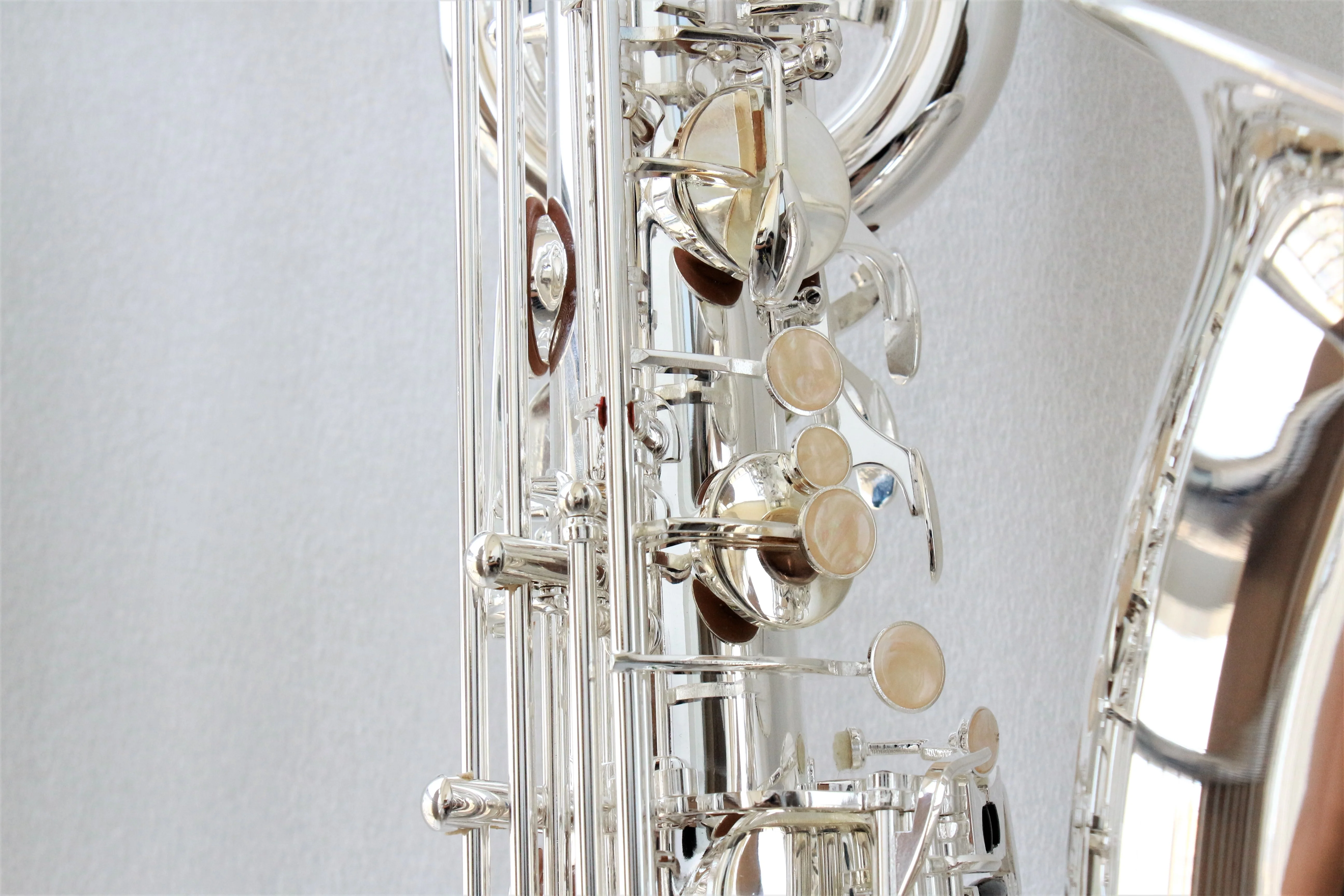 High quality musical instruments Professional Saxophone baritone Silver Plated cheap Baritone Saxophone