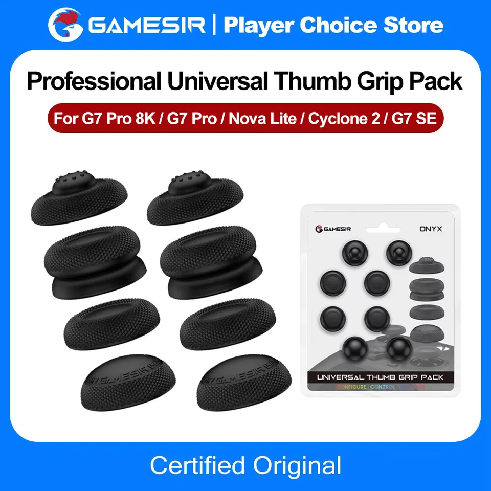 GameSir Fundas para Palancas para G7 PRO G7 Pro 8K Cyclone 2 G7 SE G8 Plus Nova 2 Lite Gamepads Puntas de Goma de Colores para Pulgares