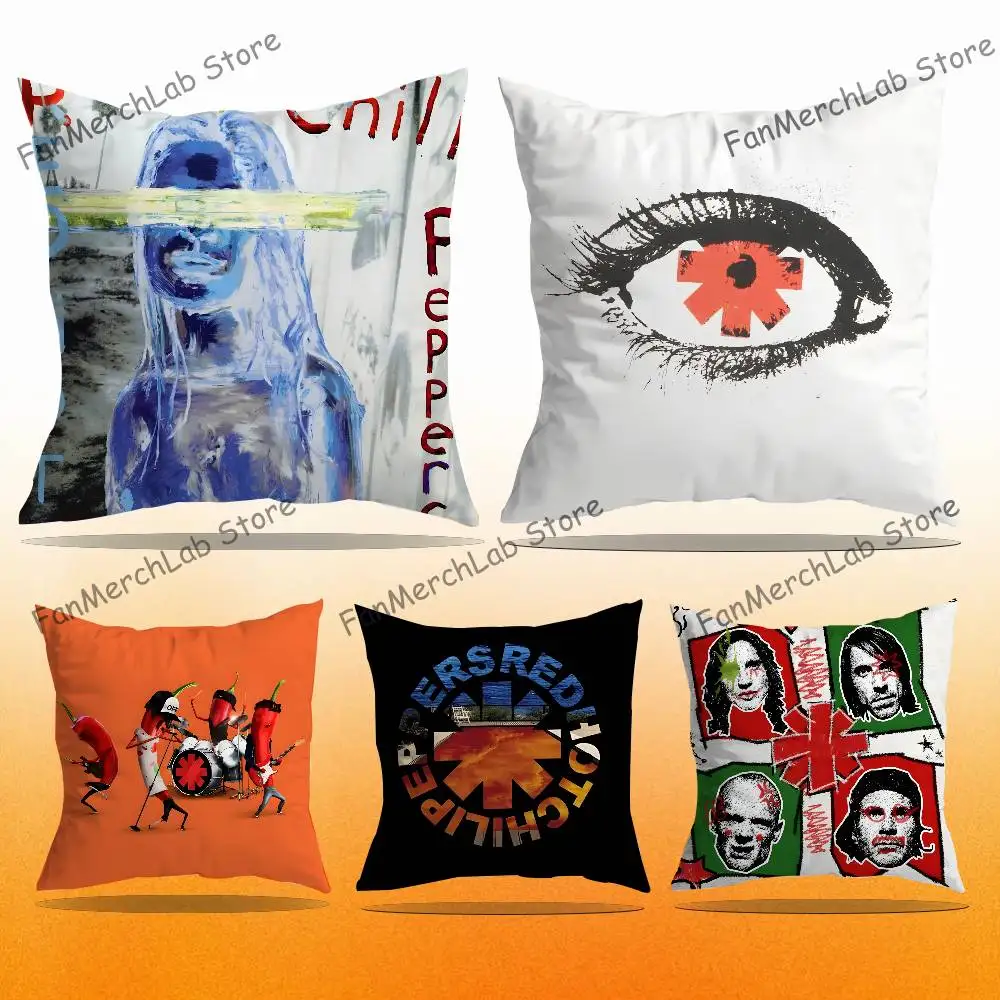 

R-Red Hot C-Chili Cushion For Bedroom Car Coffee Shop Room and Living Room Sofa Decorative Pillow Cover Case