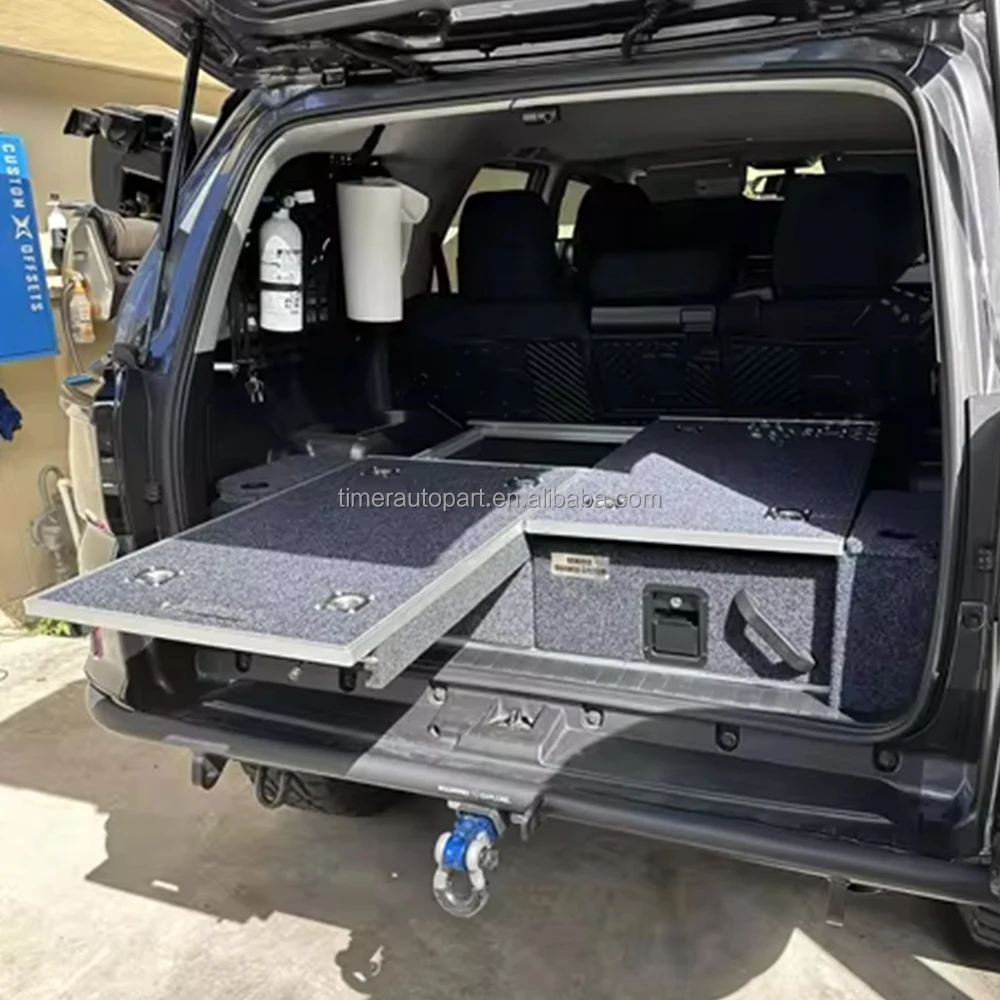 

4X4 Suv Auto Vehicle Box Off Road Traveling Drawer System 5Th Gen 4Runner Rear Storage Drawers for Back of Ute