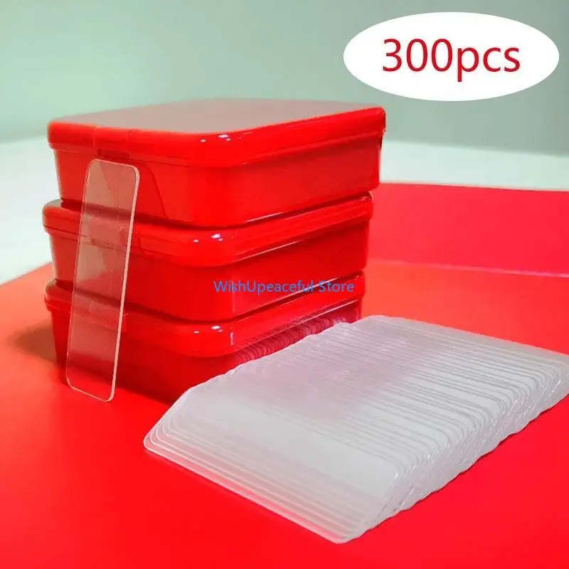 

34ya 300pcs прозрачная двухсторонняя лента многоразовая водонепроницаемая настенная настенная настенная настенная настенная