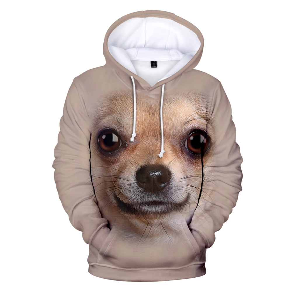 Sudadera con capucha para hombre y mujer, suéter informal con estampado de animales, perro, mono, elefante, 3d, estilo Harajuku, jerséis ligeros