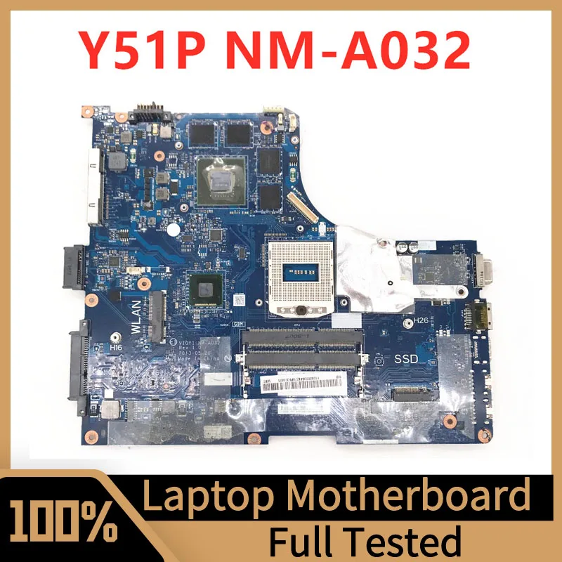 

VIQY1 NM-A032 Mainboard For Lenovo IdeaPad Y51P Y510P Laptop Motherboard HM86 GT755M 2GB 100% Full Tested Working Well