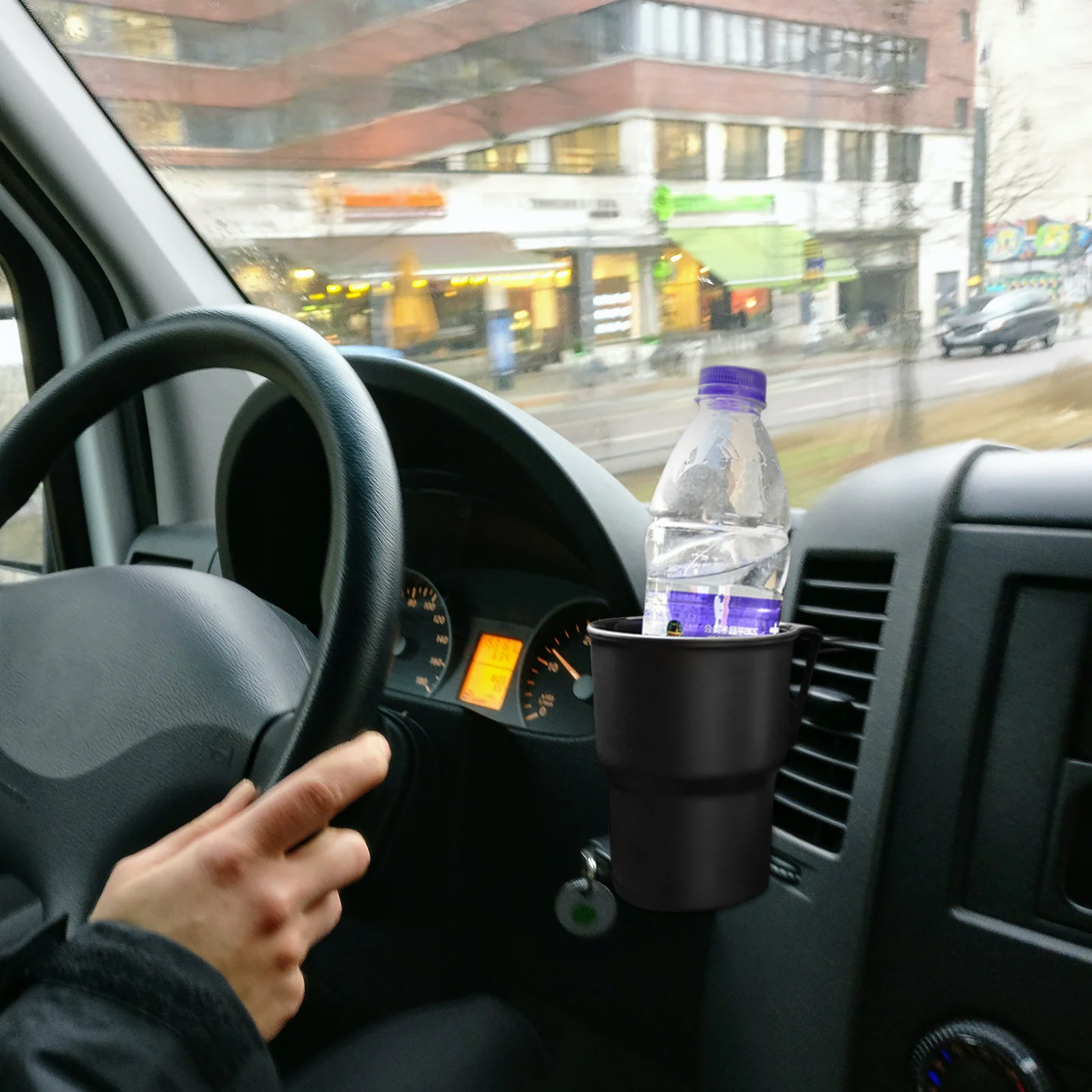 

5Pcs Car Trash Bin Durable Multi-Functional Storage Box Easy Install Clip-on Organizer for Keys Phones Beverage Racks