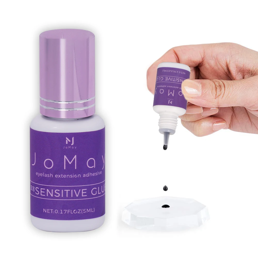 

JOMAY Strong Glue Lash Long Lasting 6-8weeks Sensitive Eye Lash Extension Glue Adhesive No Irritation Lash Glue Makeup Tool