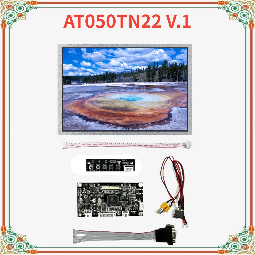 5 "cal ekran TFT LCD AT050TN22 V.1 AT050TN22 V1 640x480 08C wyświetlacz HD ekran z HDMI VGA AV LCD płyta sterowania Panel monitora