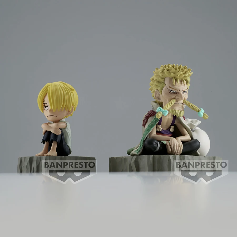 Banpresto One Piece Anime Figurines WCF Zeff Sanji PVC tokoh aksi Wcf figur koleksi Model mainan