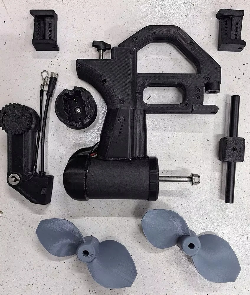 12V 800W Electric Brushless Motor Pedal System Handle Control High Thrust Kayak Boat Propeller Can Backward With Fixing Parts