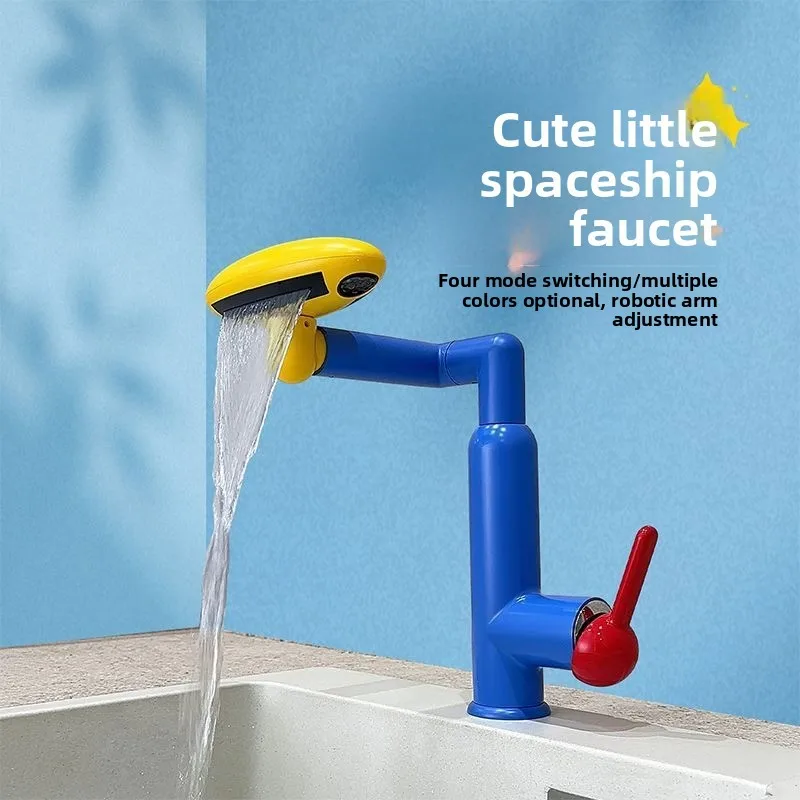Faucet has a variety of water outlet modes, and the robot arm adjusts flexibly to rotate the kitchen and bathroom 30096.