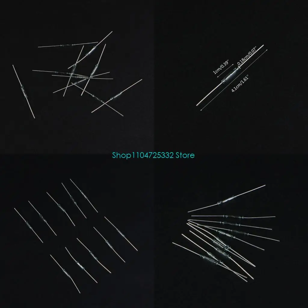 

P5EA 10 Pcs MKA-10110 10-15AT Magnetic Sensor N/O SPST Contact Reed Switches