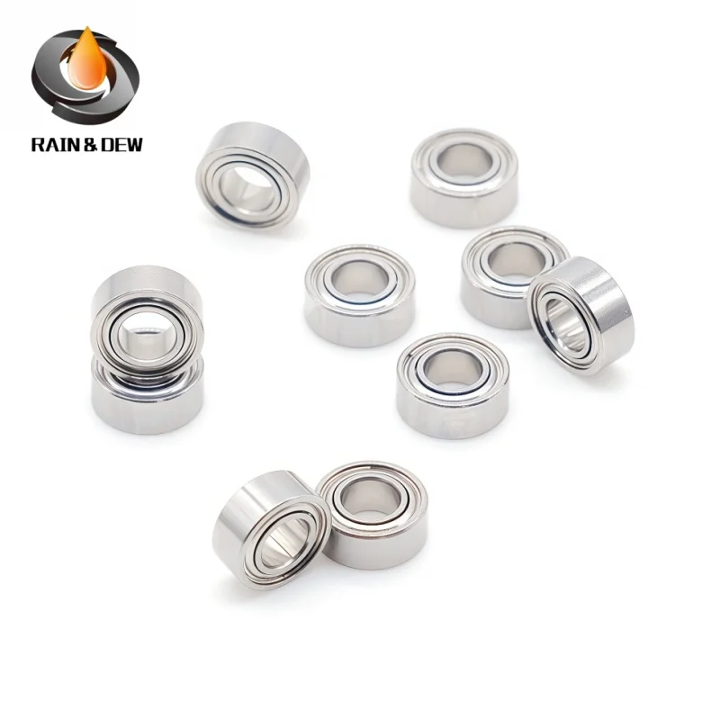 2PC Stainless Steel Ball Bearings SMR74ZZ&RS 4x7x2.5mm Fishing Reel Bearing For DAIWA & SHIMANO &Abu Garcia Reel Handles Bearing view 3
