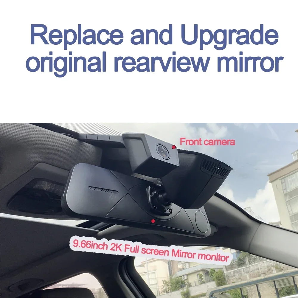 TEENRAM 4K Front 1080P Rear View Camera for Lexus RZ 2022-2023 9.66 inch IPS Touch Full Screen Parking Assistance Vehicle