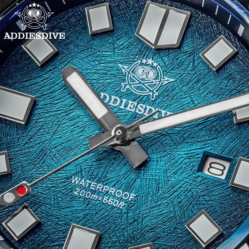

ADDIESDIVE Hot Men's Abalone Dive Watch AD2511 20Bar Waterproof Quartz Watch Sapphire Crystal 316L Stainless Steel reloj hombre