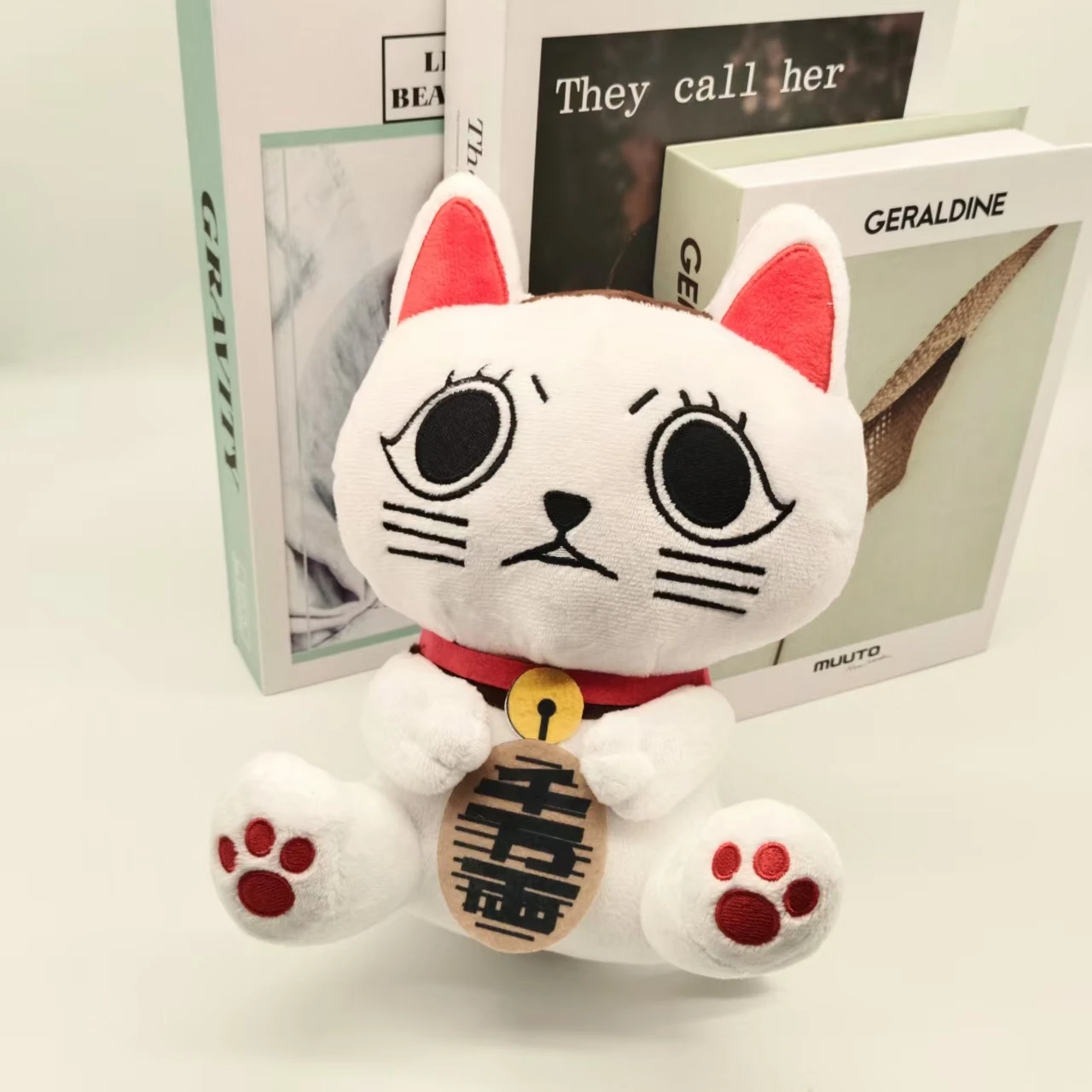 Anime Dan Da Dan Plush Lucky Cat Doll Cute Soft Stuffed Home Decoration Game Pillow Dolls For Kids Birthday Christmas Gift