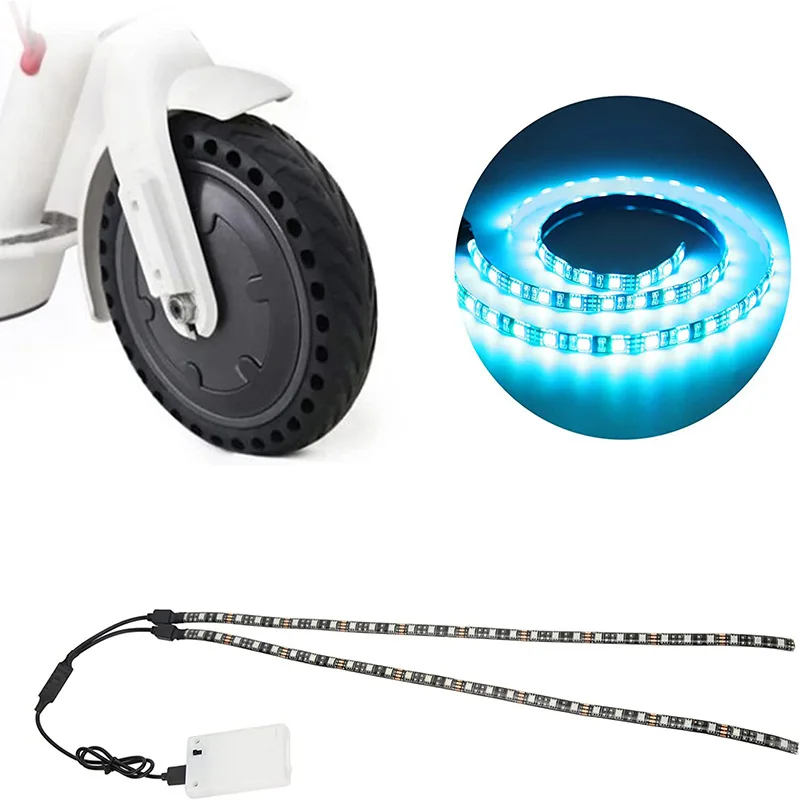 RGB LED ストリップ照明 M365 電動スクーターアクセサリーシャーシライトカラフルなランプ