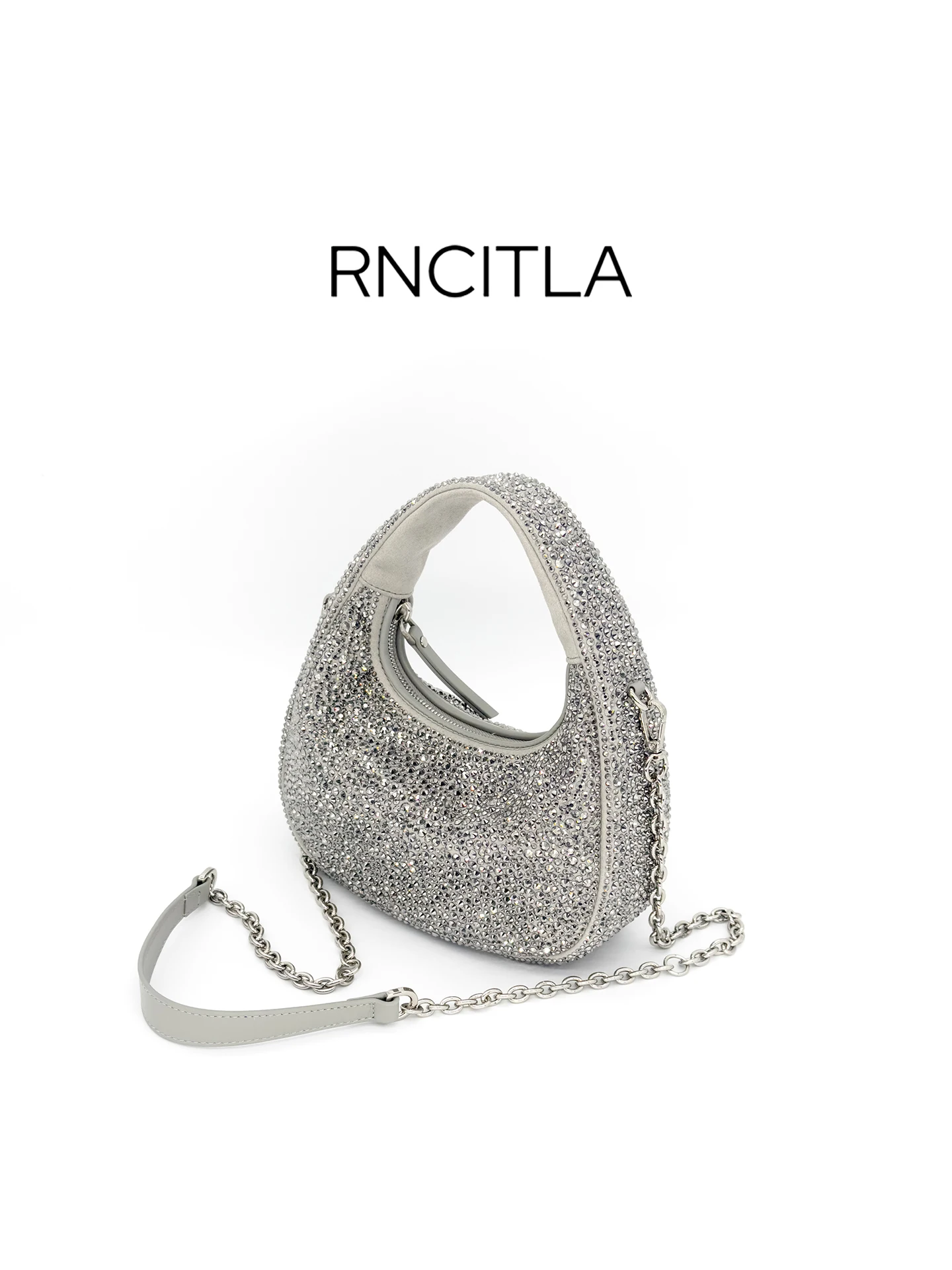 

New Large Capaci Glitter Diamond Handbag Women's Faion oulder Crossbody Bag Luxury Sensation Par Bag Handbag