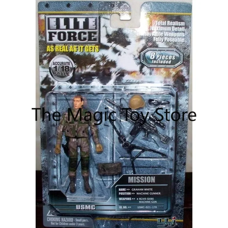 Original BBI Elite Force 1:18 USMC Heavy Machine Gunner with