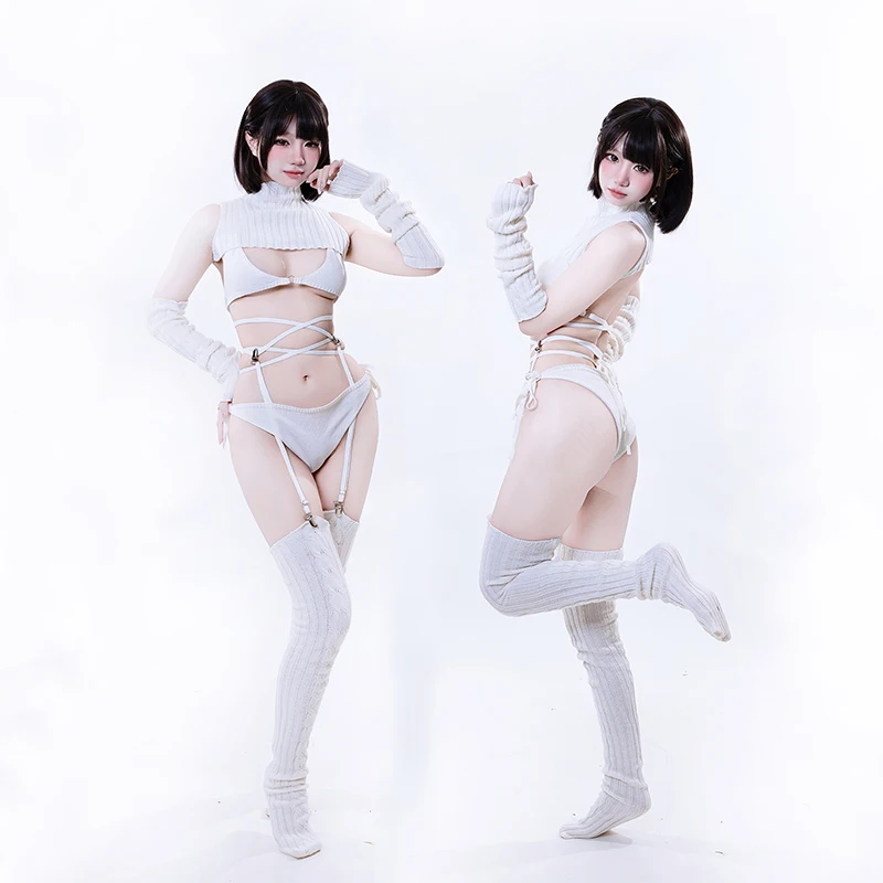 

Sexy Bal High Collar Sweater Photo Set by ular Broaasters Pure Desire Naive Cosplay Home Alone Killer Polyester
