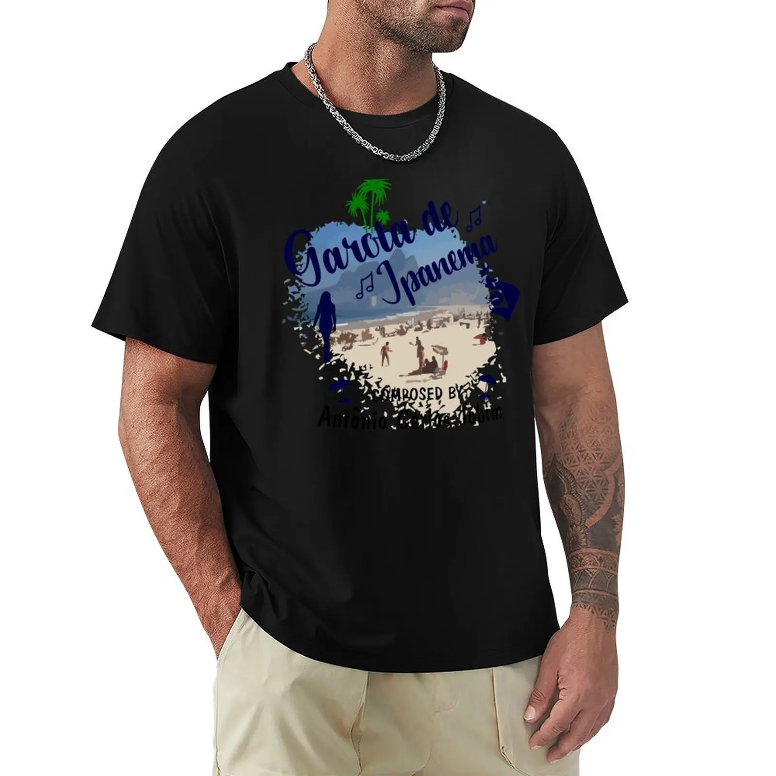 Camiseta Garota de Ipanema--The Girl From Ipanema, camiseta sencilla para vacaciones