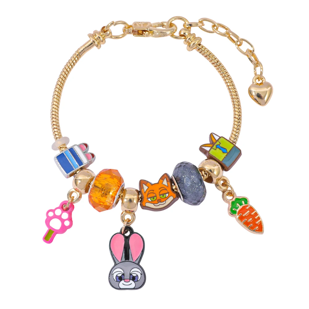 

Disney Zootopia DIY браслет из бисера женский бутик ювелирных изделий материал из цинкового сплава лучший подарок на день рождения для подруги и семьи