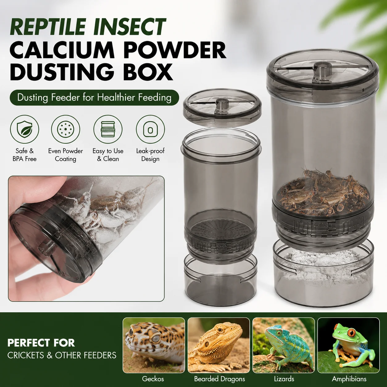 Calcium Powder Reptile - Набор для дозирования кальциевого порошка для