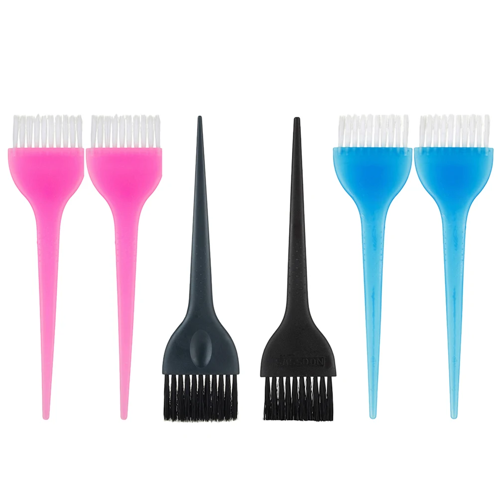 

6 шт., расческа-кисть, прочный аппликатор для гладкой краски для волос, ручка-кисть для нанесения цвета, домашний салон, аппликатор для оттенка волос, инструмент