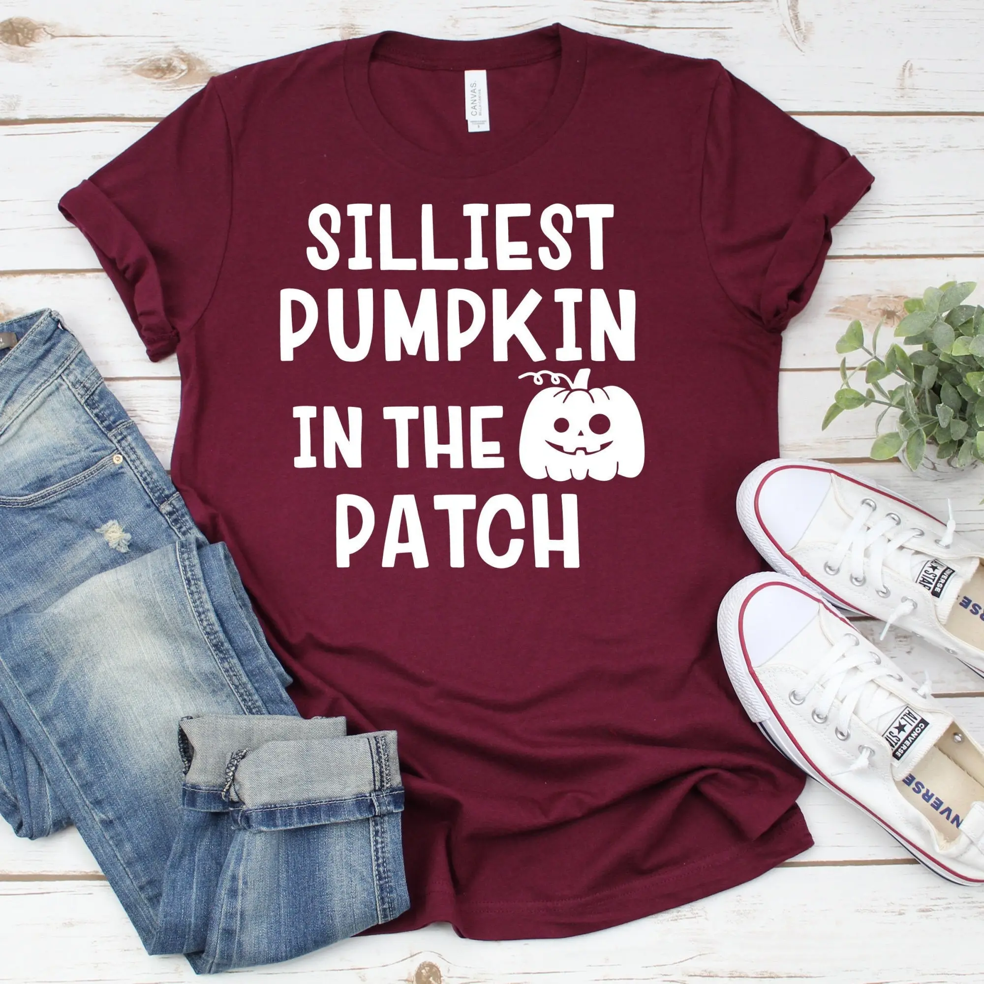 Silliest pumpkin in the patch Autumn Time Fall T Shirt Halloween Please graphic