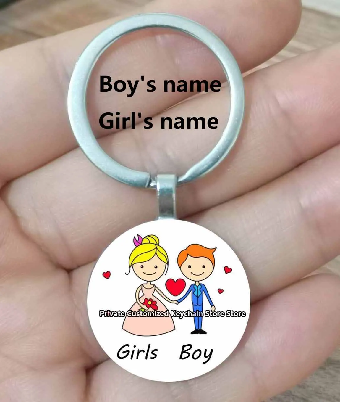 New Family Lovely Keychain Family Gives Parents And Children A Keychain Bag Charming Family Member Gift Customized Name Birthday