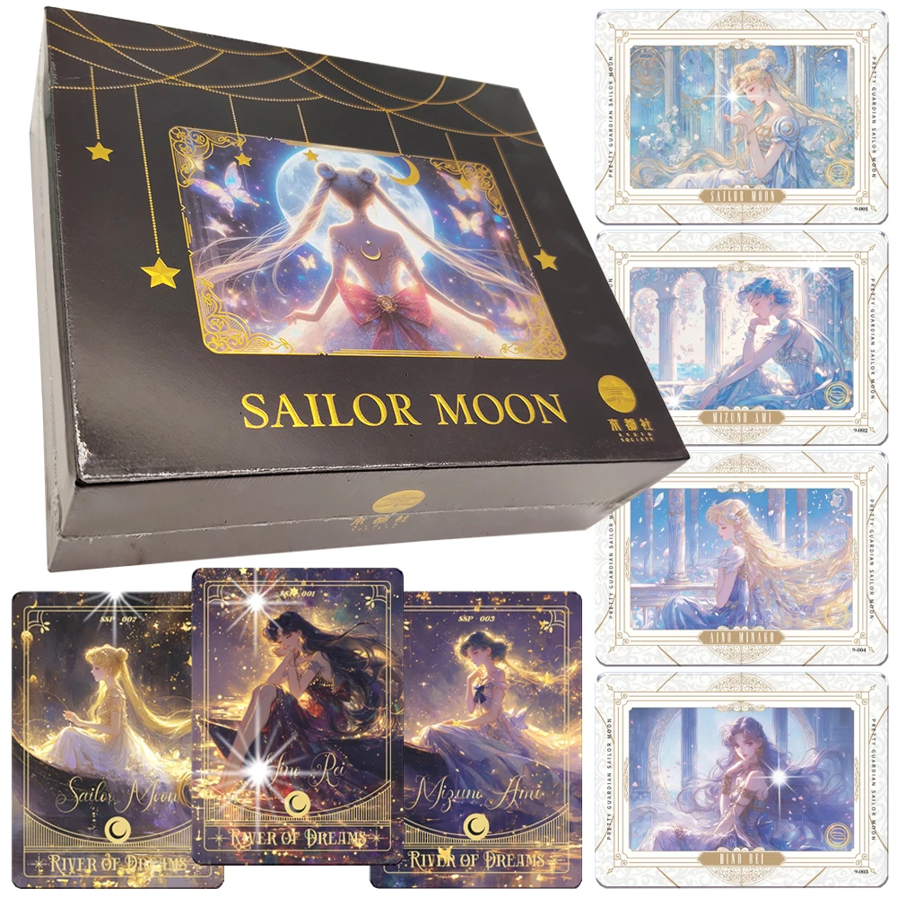 

Sailor Moon Anime Rare Card Cute Beauty Tsukino Usagi Chibiusa Creative Book Cards Children's Christmas Cherish Surprise Gifts
