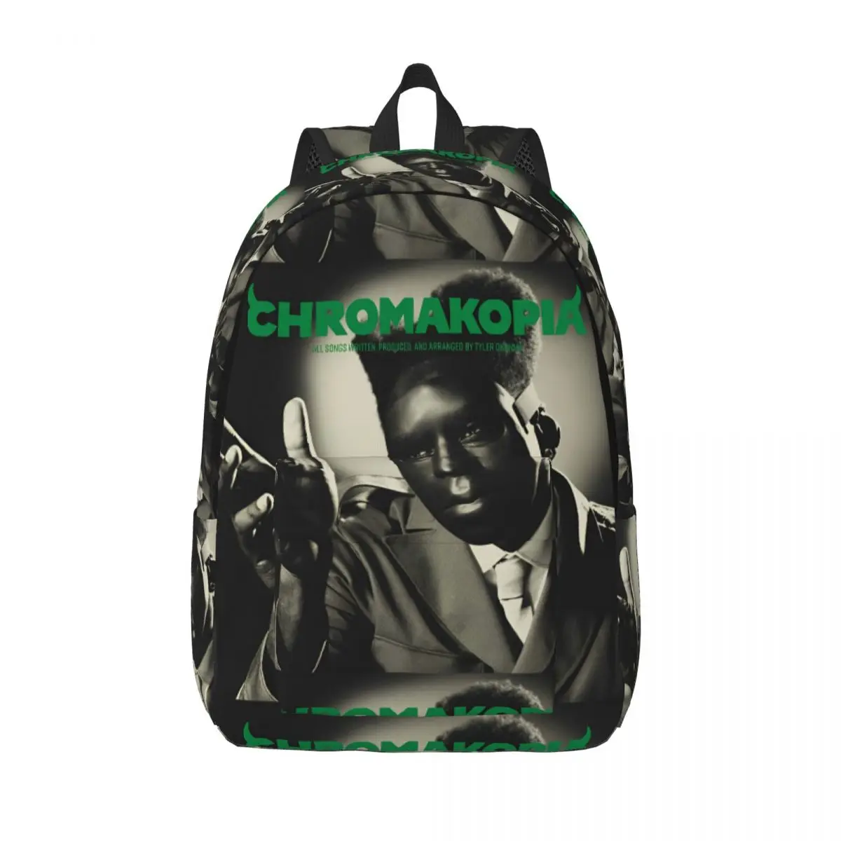 Tylers o criador chromakopia tour 2024 legal mochila esportes estudante caminhadas viagem rapper daypack computador portátil bolsa de ombro