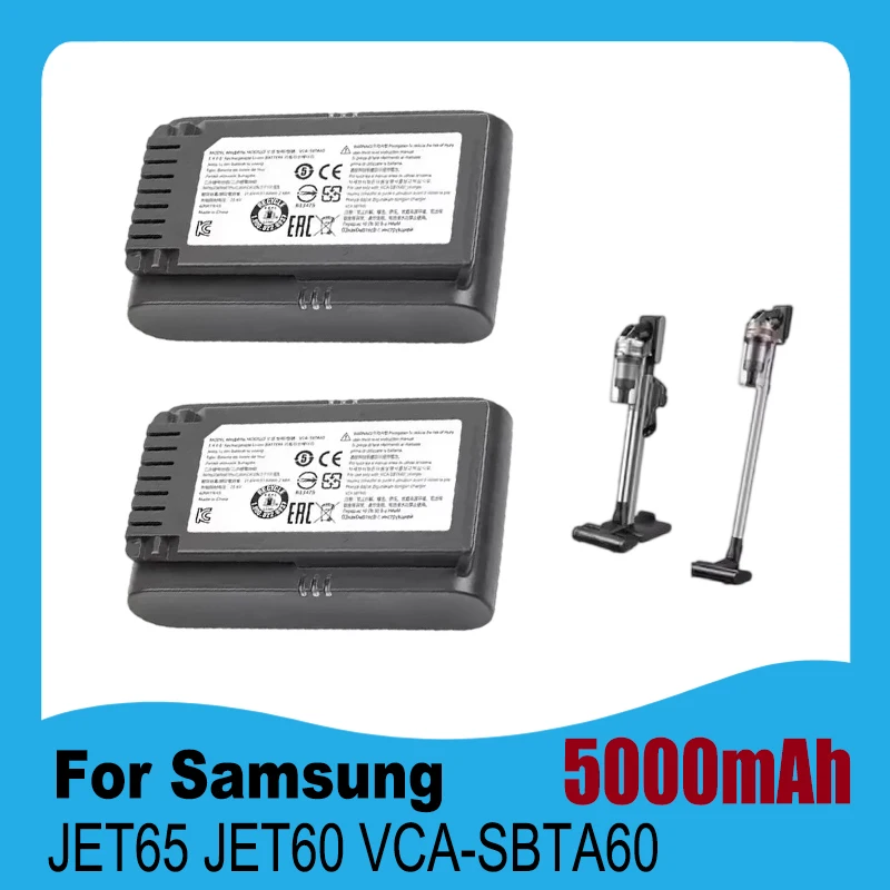 New for samsung Jet 60 VCA-SBTA60 Vacuum Cleaner Accessories Li-ion Rechargeable Battery High Quality
